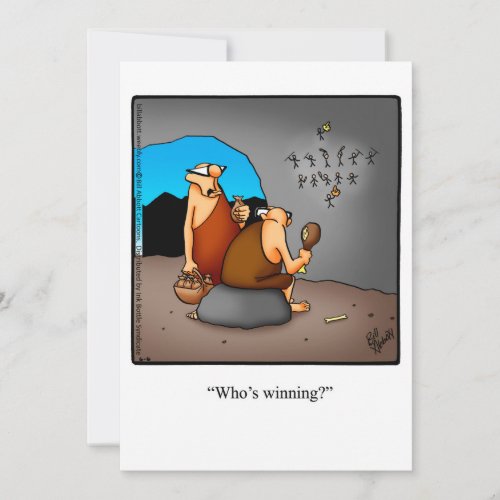 Funny Thanksgiving Humor Holiday Card