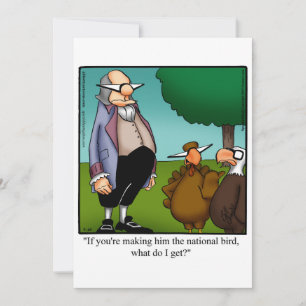 Funny Thanksgiving Humor Holiday Card