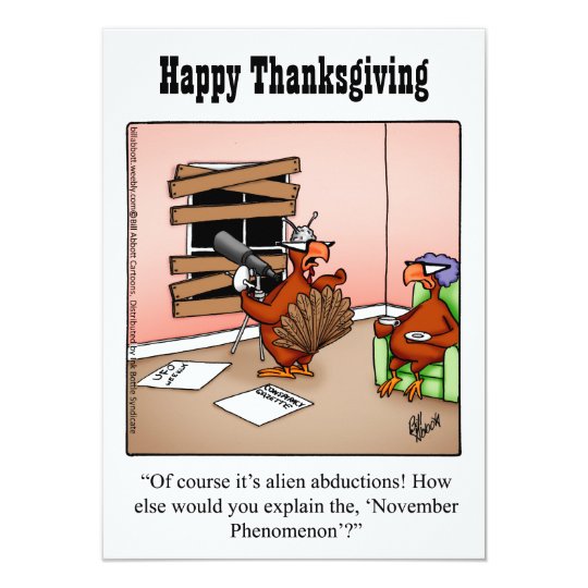 Funny Thanksgiving Humor Invitations | Zazzle.com