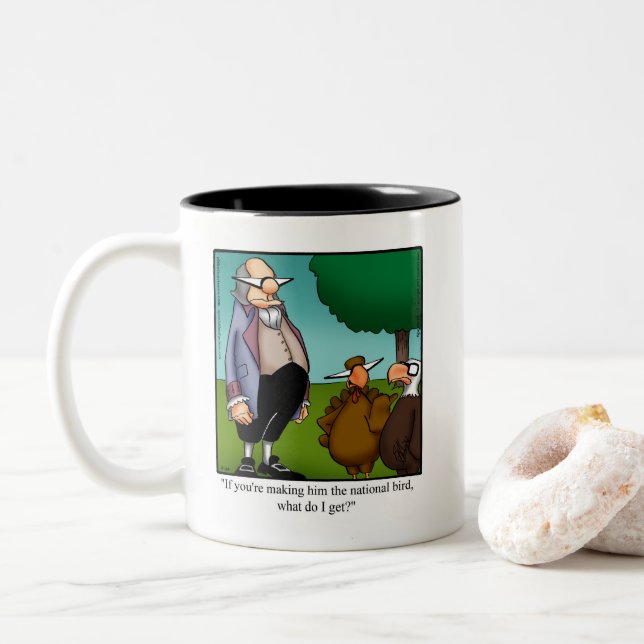 Funny Thanksgiving Humor Mug Gift (With Donut)