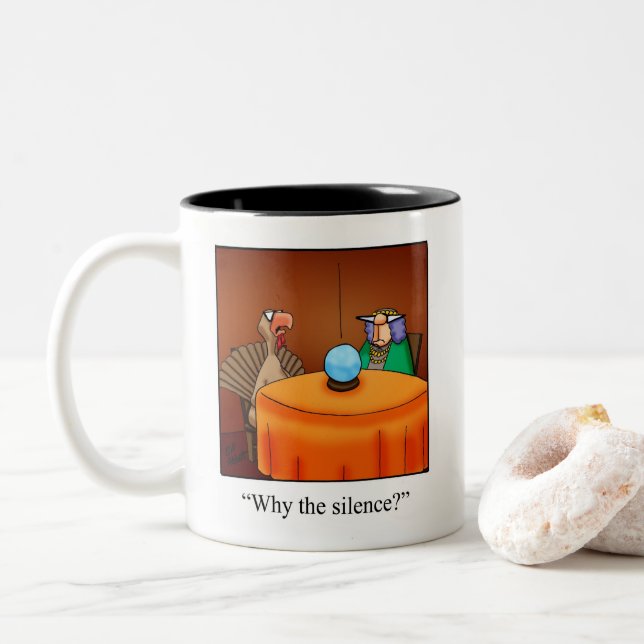 Funny Thanksgiving Humor Mug Gift (With Donut)