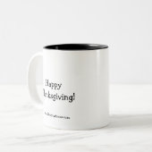 Funny Thanksgiving Humor Mug Gift (Front Left)