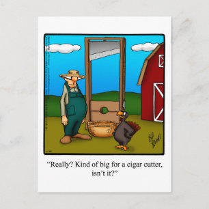 Funny Thanksgiving Humor Postcard