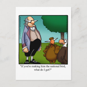 Funny Thanksgiving Humor Postcard “Spectickles”