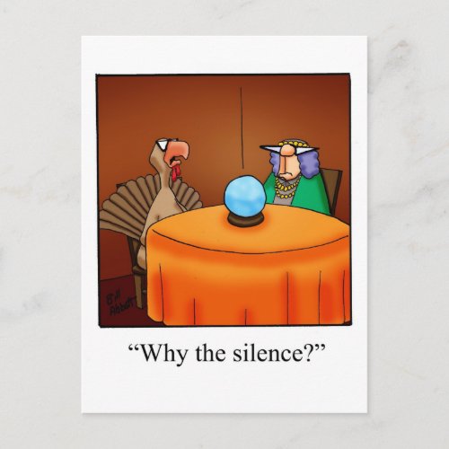 Funny Thanksgiving Humor  Postcards