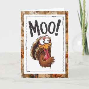 Funny Thanksgiving Humor Turkey  Card