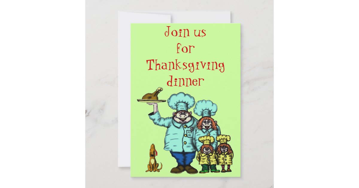 THANKSGIVING INVITATION Family Food & Football EDITABLE 