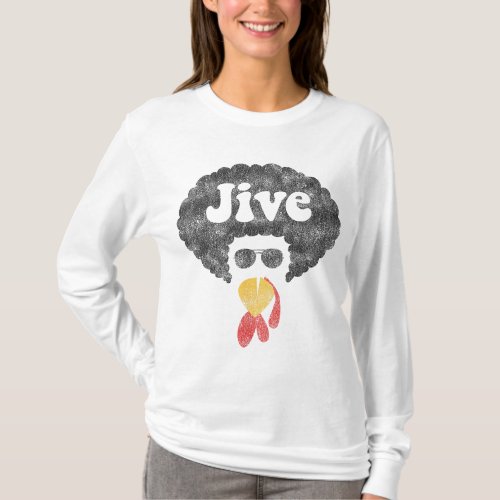 Funny Thanksgiving Jive Gift Vintage Distressed Tu T_Shirt