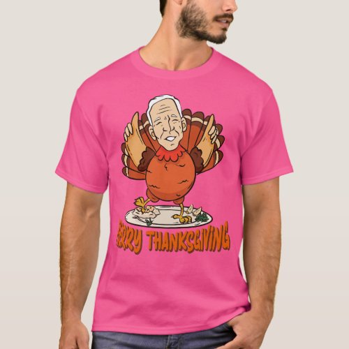 Funny ThanksGiving Joe confused Turkey T_Shirt