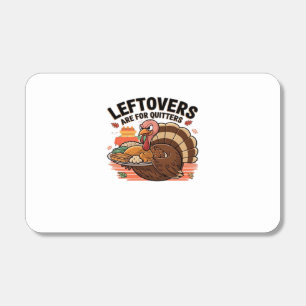 Funny Thanksgiving - Leftovers Are For Quitters Matchboxes