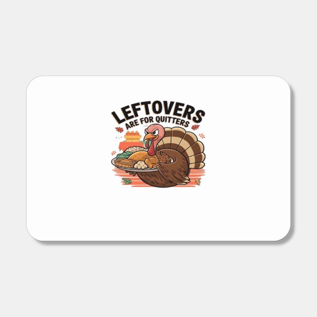 Funny Thanksgiving - Leftovers Are For Quitters Matchboxes (Front)