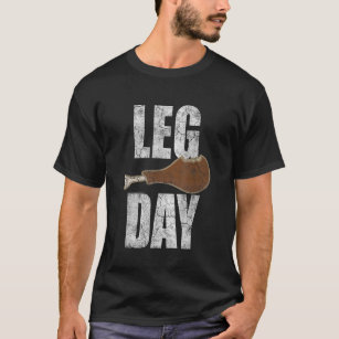 Funny Thanksgiving Leg Day Turkey Gym Workout T-Shirt