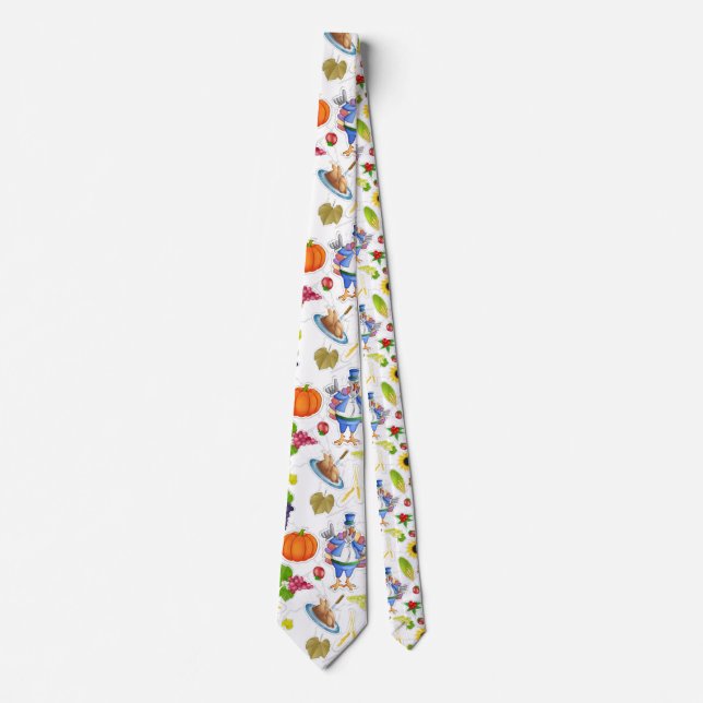 funny thanksgiving neck tie (Front)