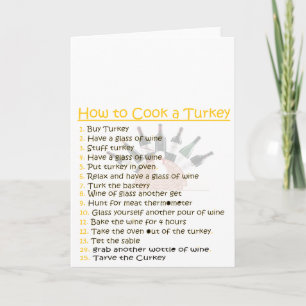 funny Thanksgiving personalize Holiday Card