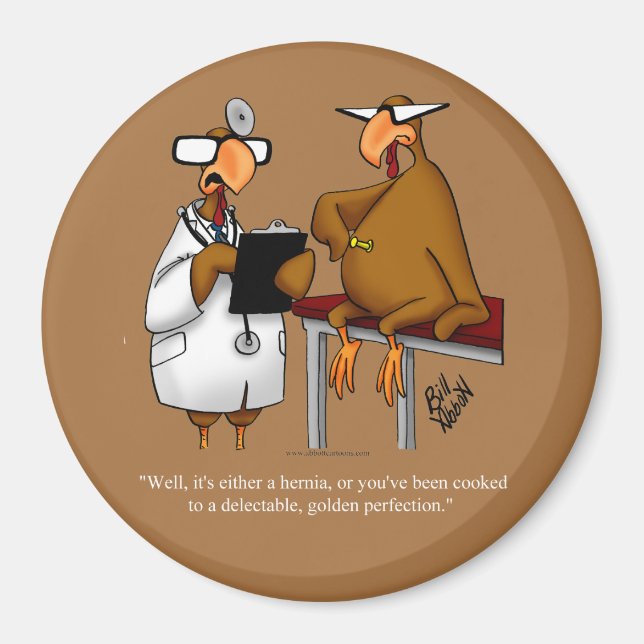 Funny Thanksgiving Refrigerator Magnet (Front)