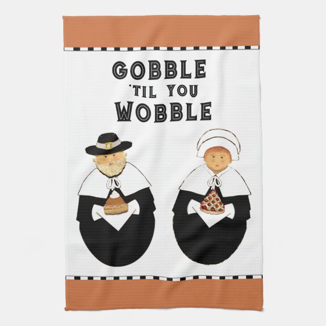 Funny Thanksgiving Towel (Vertical)