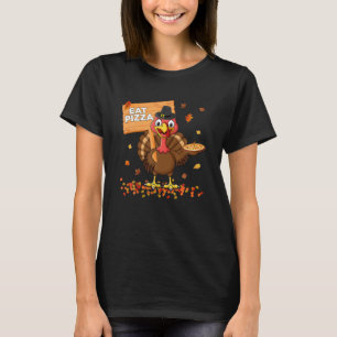 Funny Thanksgiving Turkey Apparel Women Men Eat T-Shirt
