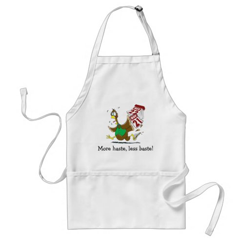 Funny Thanksgiving Turkey Baste joke Adult Apron