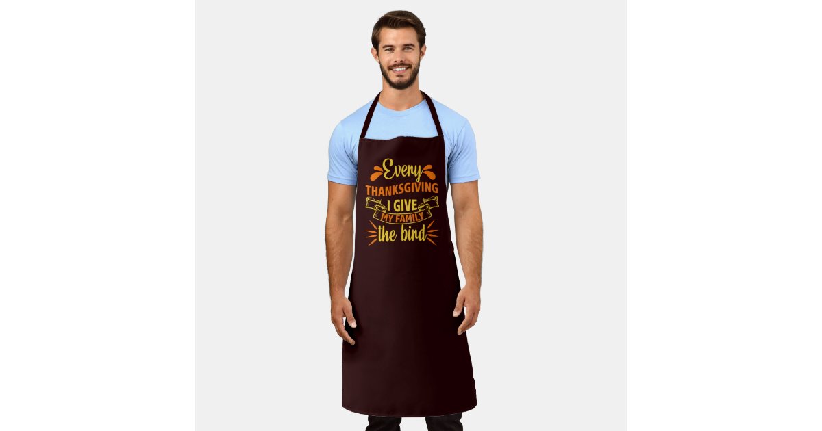 Hot Stuff Thanksgiving Apron