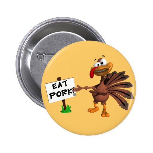 Funny Thanksgiving Turkey button | Zazzle