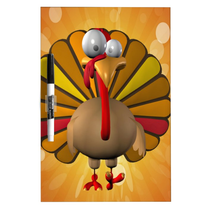 Funny Thanksgiving Turkey Dry Erase Board