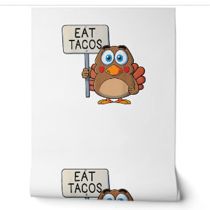 Funny Thanksgiving Turkey Eat Tacos Wallpaper