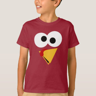 Funny Thanksgiving Turkey Face T-Shirt