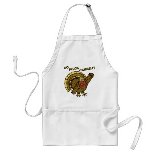 Funny Thanksgiving Turkey Pun Adult Apron