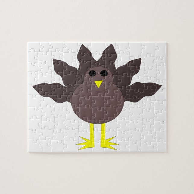 Funny Thanksgiving Turkey Puzzle (Horizontal)