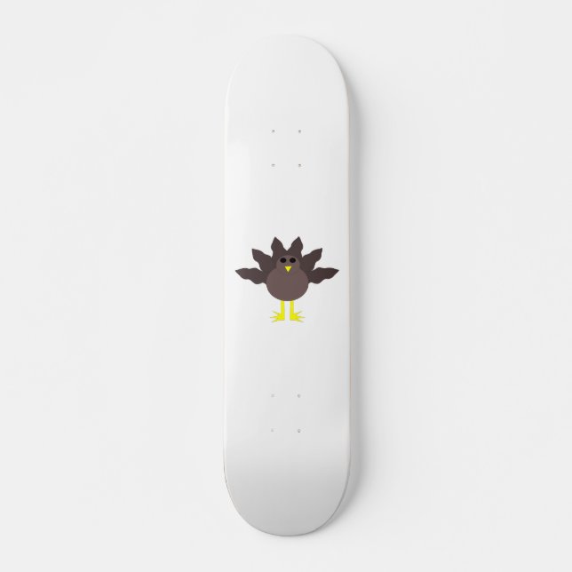 Funny Thanksgiving Turkey Skateboard (Front)