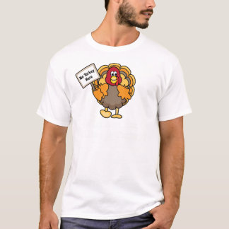 Funny Thanksgiving Turkey Toddler Black Tee Shirt