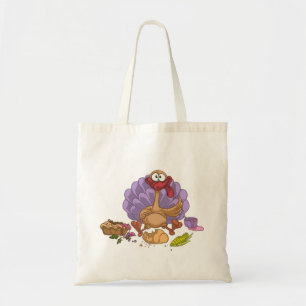 funny thanksgiving turkey tote bag