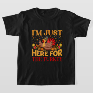 funny Thanksgiving turkey word art T-Shirt