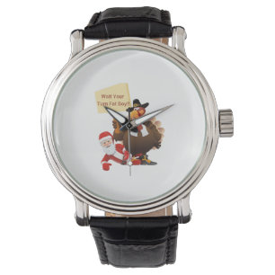 Funny Thanksgiving Wait Your Turn Fat Boy Funny Sa Watch