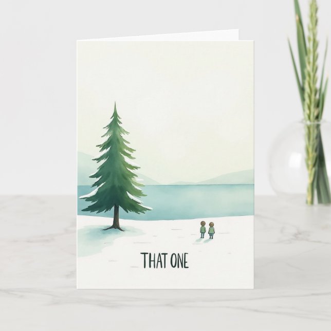 Funny That One Evergreen Card (Front)