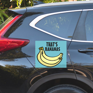 FUNNY THAT'S BANANAS BANANA DECAL STICKER FOR CAR