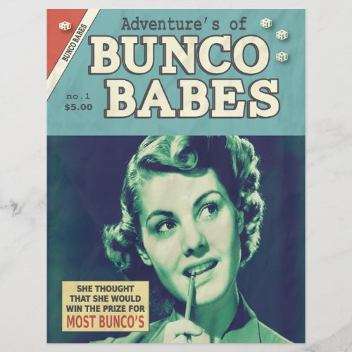 Funny The Adventures of Bunco Babes Flyer
