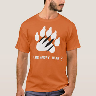 funny,The angry bear  T-Shirt