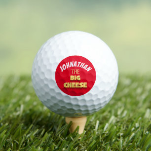Funny the big cheese boss cartoon golf balls
