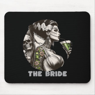 Funny The Bride The Monster Frankenstein Spooky Ha Mouse Pad