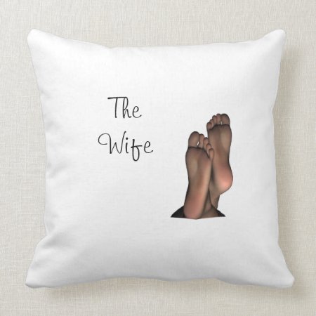 Funny The Bride The Wife  American Mojo Pillow