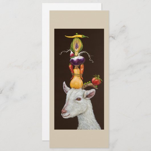 Funny "The Harvesters" (right side) flat card (Front/Back)