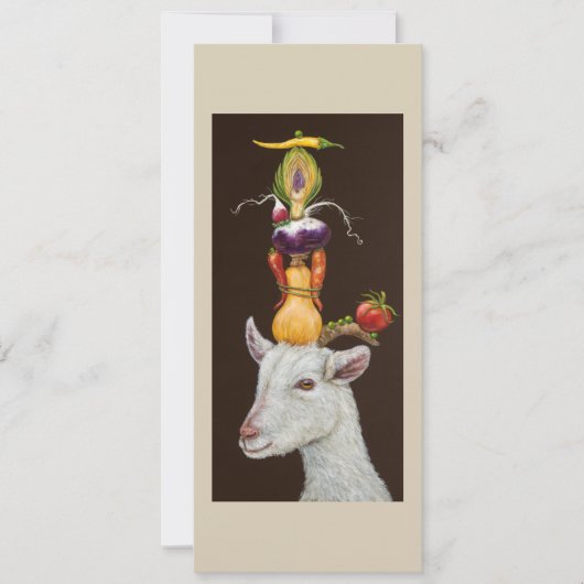 Funny "The Harvesters" (right side) flat card (Front)