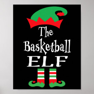 Funny The Sketll Elf Shirt Christmas Matching Fami Poster