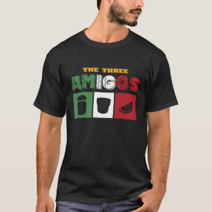  Funny The Three Amigos Salt Tequila Lime Mexican T-Shirt