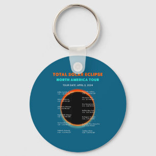 Funny The Total Solar Eclipse April 8 Keychain