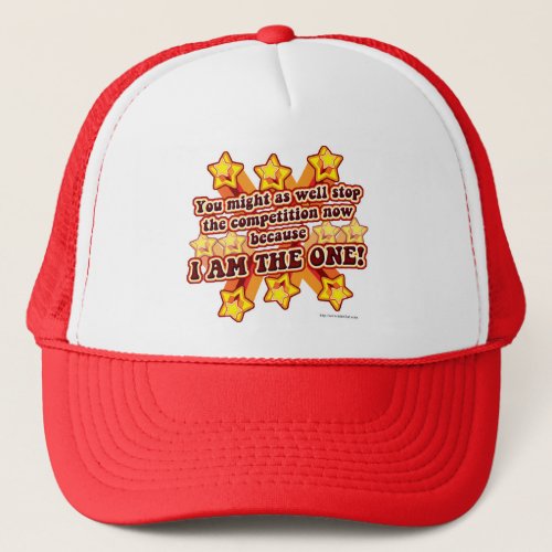 Funny The Winner Epic Style Motto Design Trucker Hat