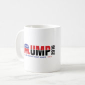 Funny There'll be hell toupee - Donald Trump 2016 Coffee Mug (Front Left)