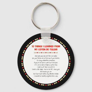 Funny Things I Learned From My Coton de Tulear Keychain
