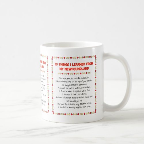 Funny Things I Learned From My Newfoundland Coffee Mug